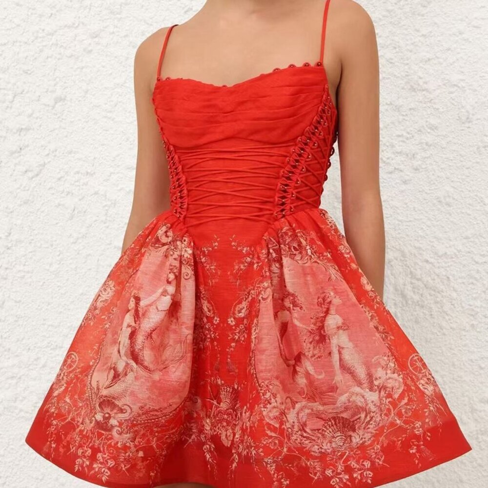 Zimmermann Red Dress size 0